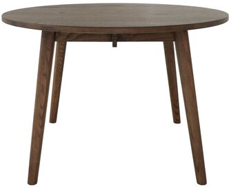 Vaasa Round Dining Table 120 Walnut